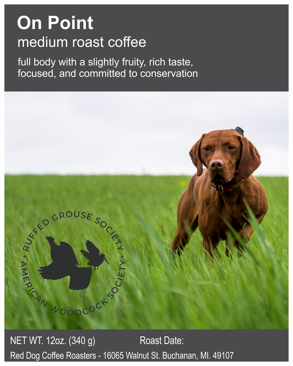 RDCR Logo French Press – Red Dog Coffee Roasters