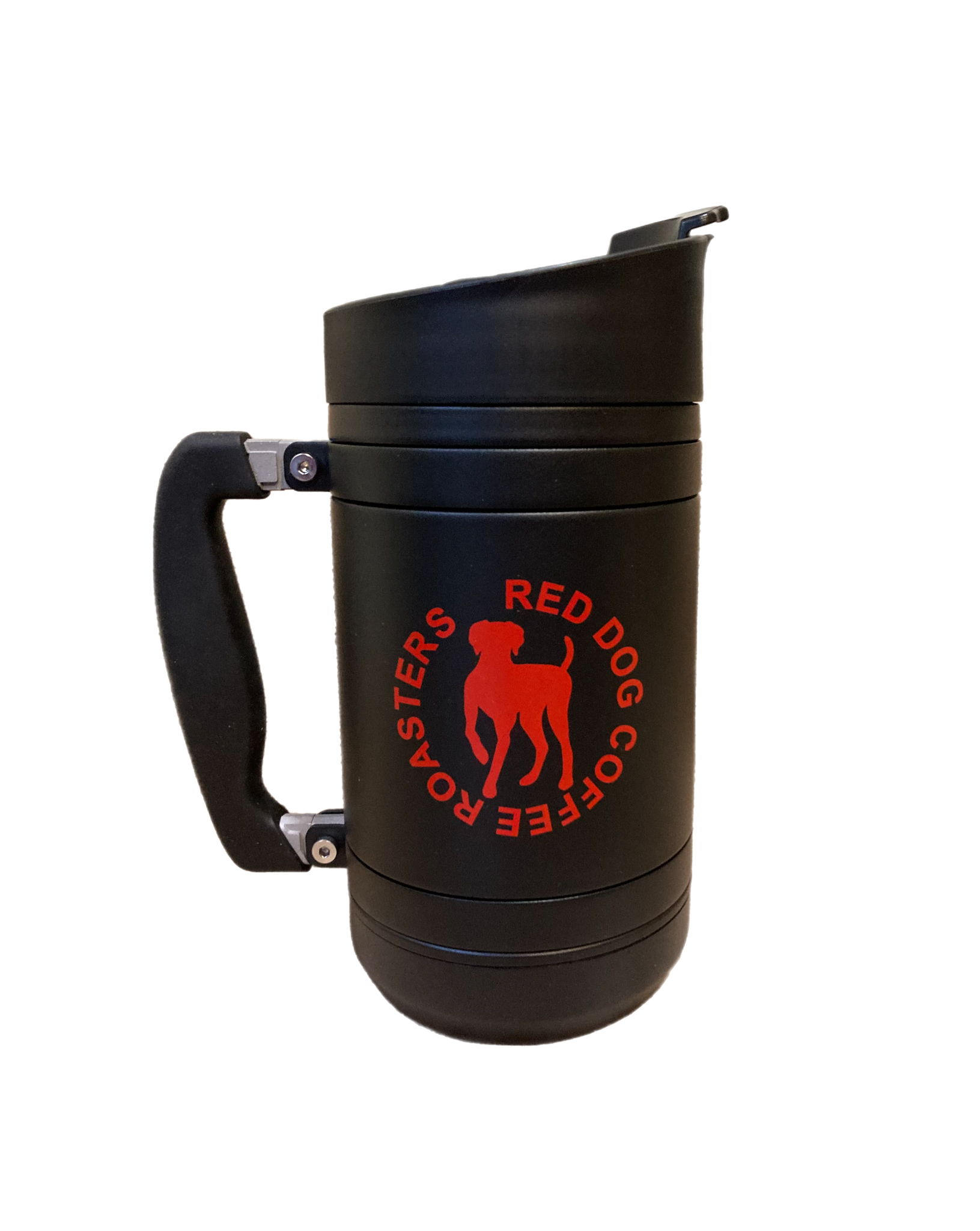 RDCR Logo French Press – Red Dog Coffee Roasters